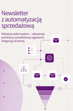 Newsletter z automatyzacją sprzedażową